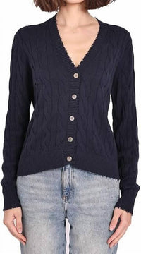 Minnie Rose - Pointelle Cotton Cashmere Cardigan