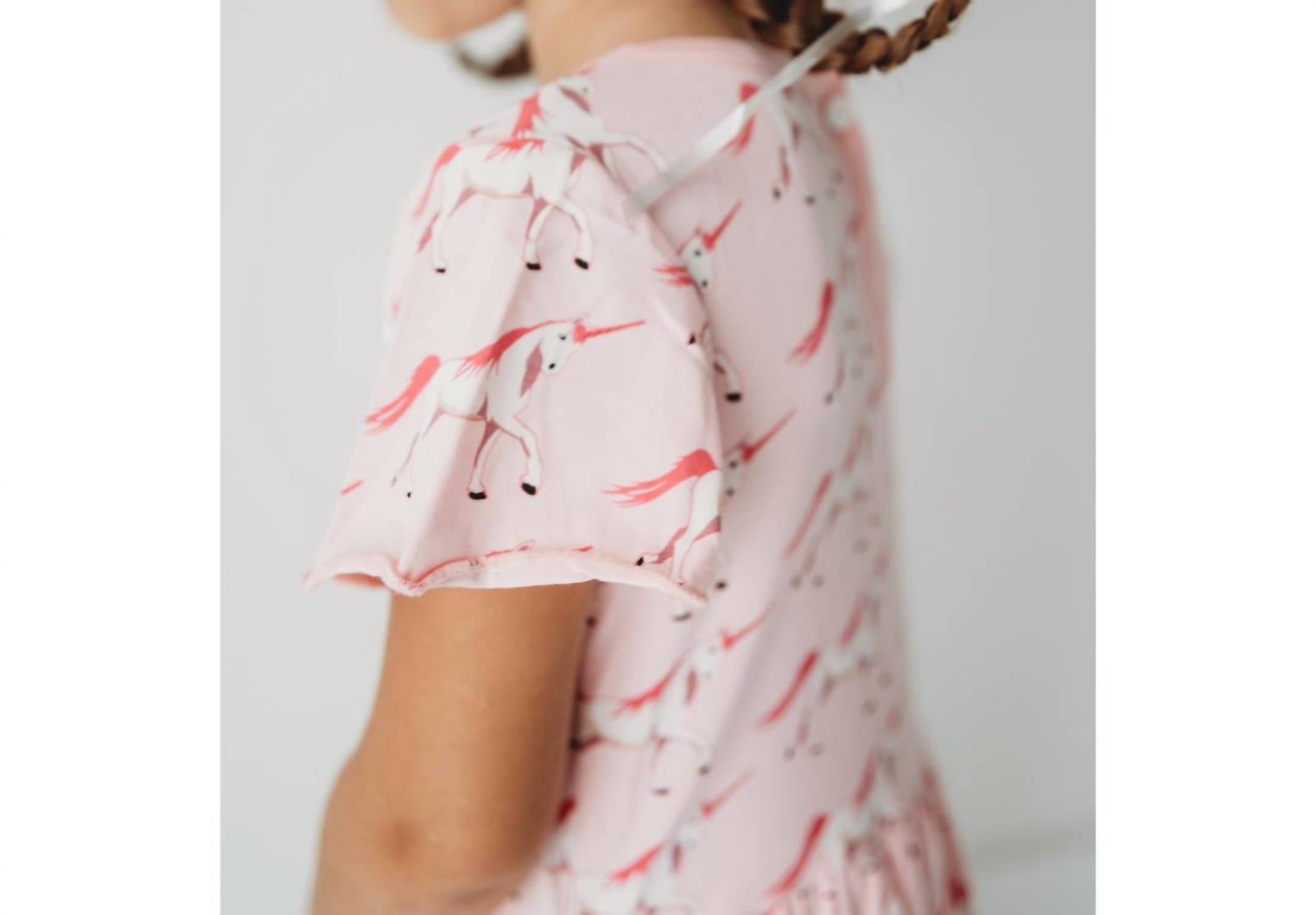 Kickee - Flutter Sleeve Twirl Dress with Pockets