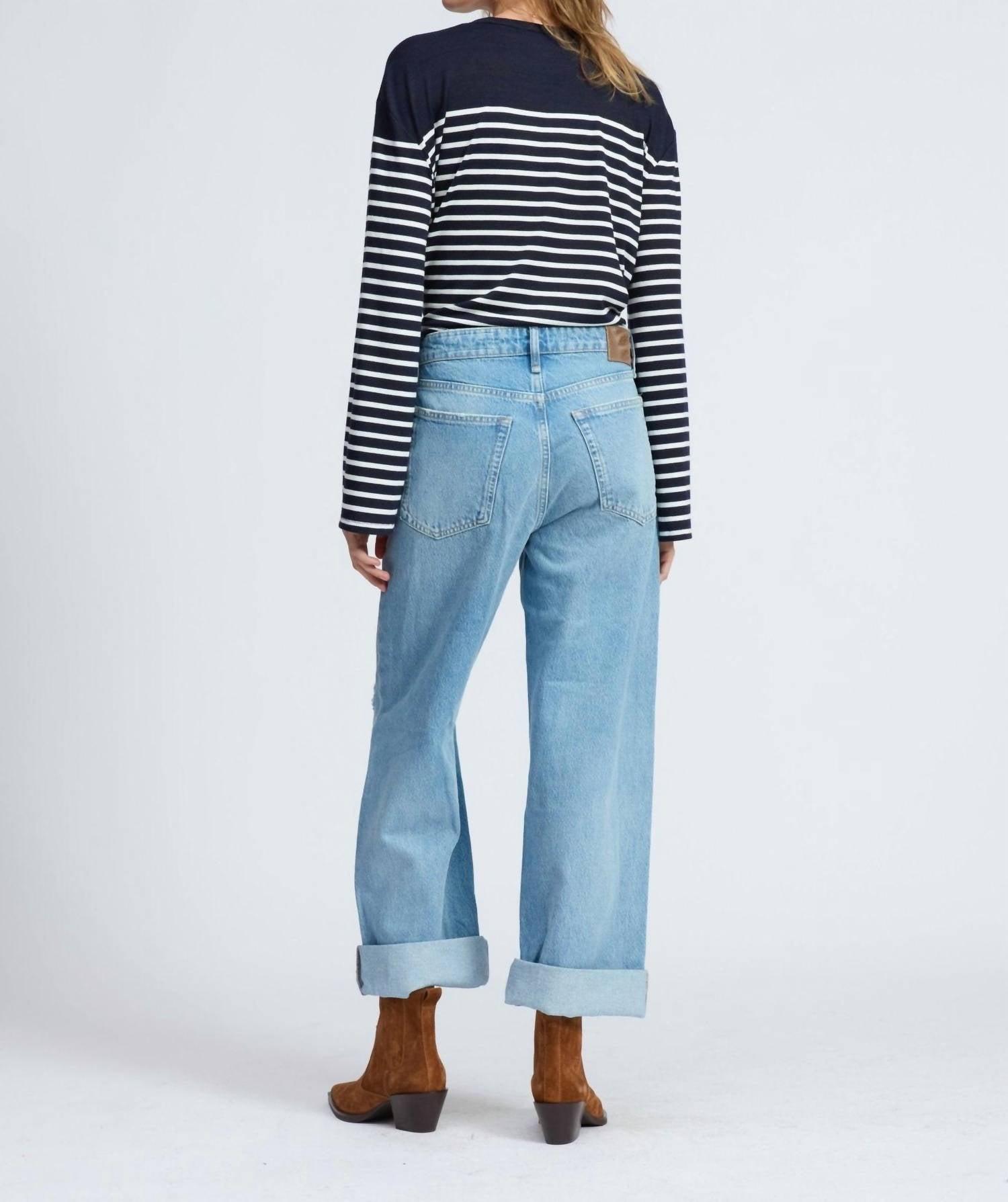 Rag & Bone - Logan Mid-rise Wide Leg Jeans
