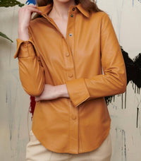 Jakett - Sylvie Vintage Leather Blouse