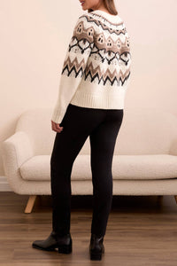 Tribal - Long Sleeve Button Front Sweater Cardigan
