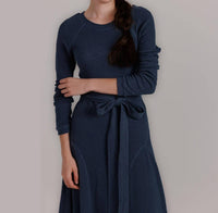 Downeast - Destination Long Sleeve Midi Length Knit Dress