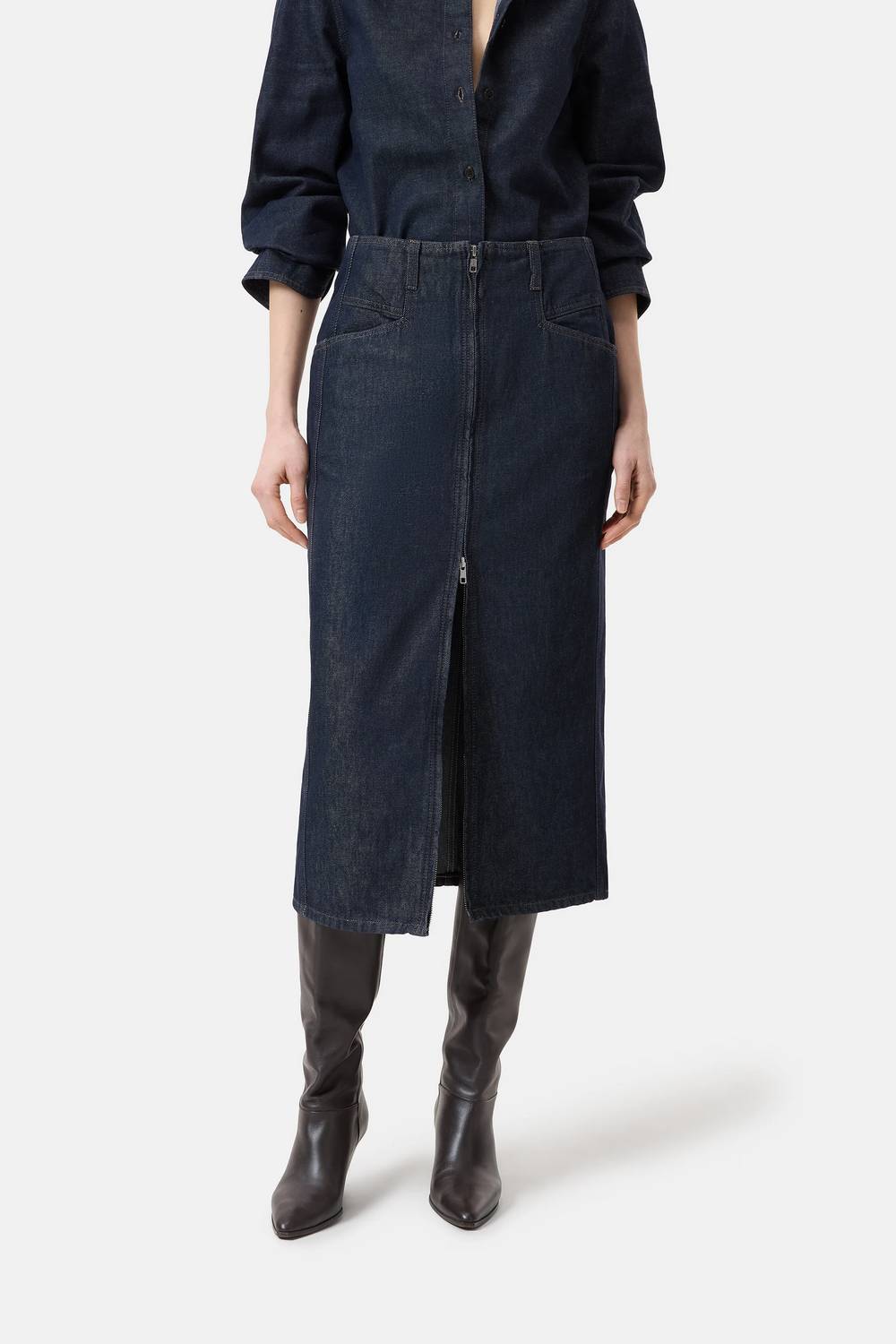 Closed - Denim Skirt with Zip