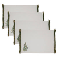 Saro Lifestyle - Forest Of Cheer Placemats - Set Of 4
