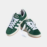 adidas Men’s Originals Campus 00’s Sneakers in dark green cloud white off white - men's sneaker - alternate view