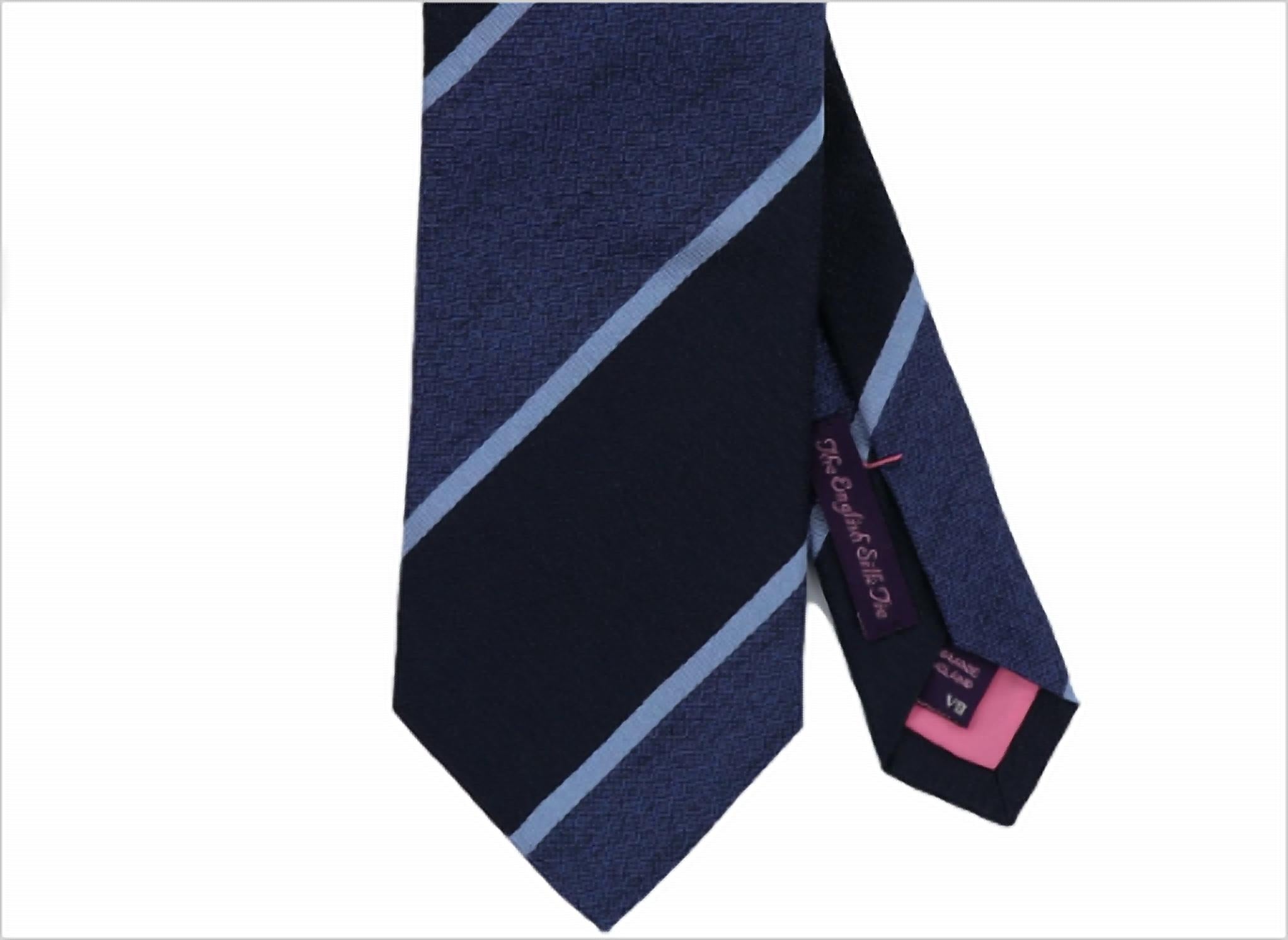 Seaward & Stearn - Men's Kent Repp Stripe Necktie