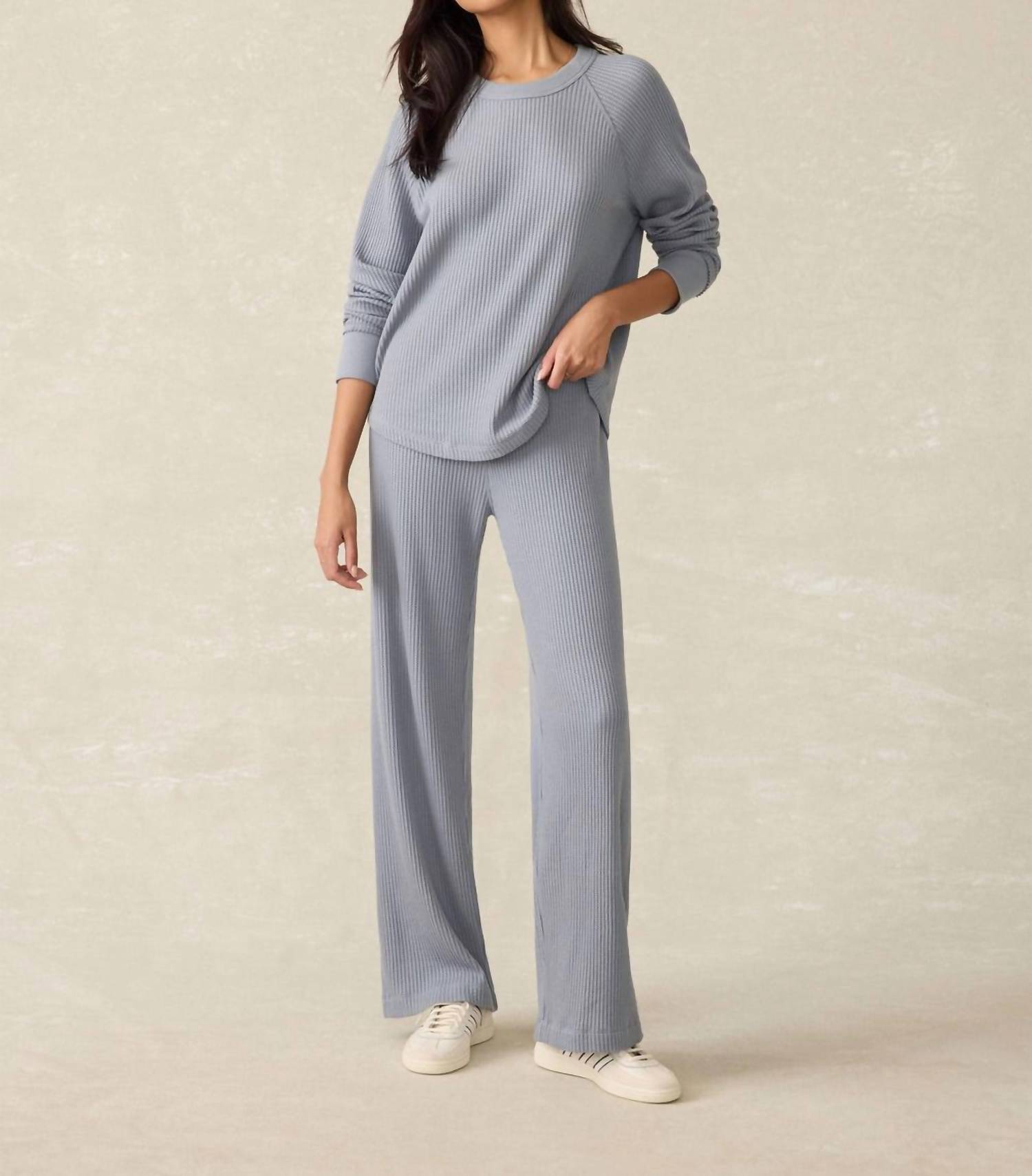 Faherty - Legend Waffle Layering Crew Sweater