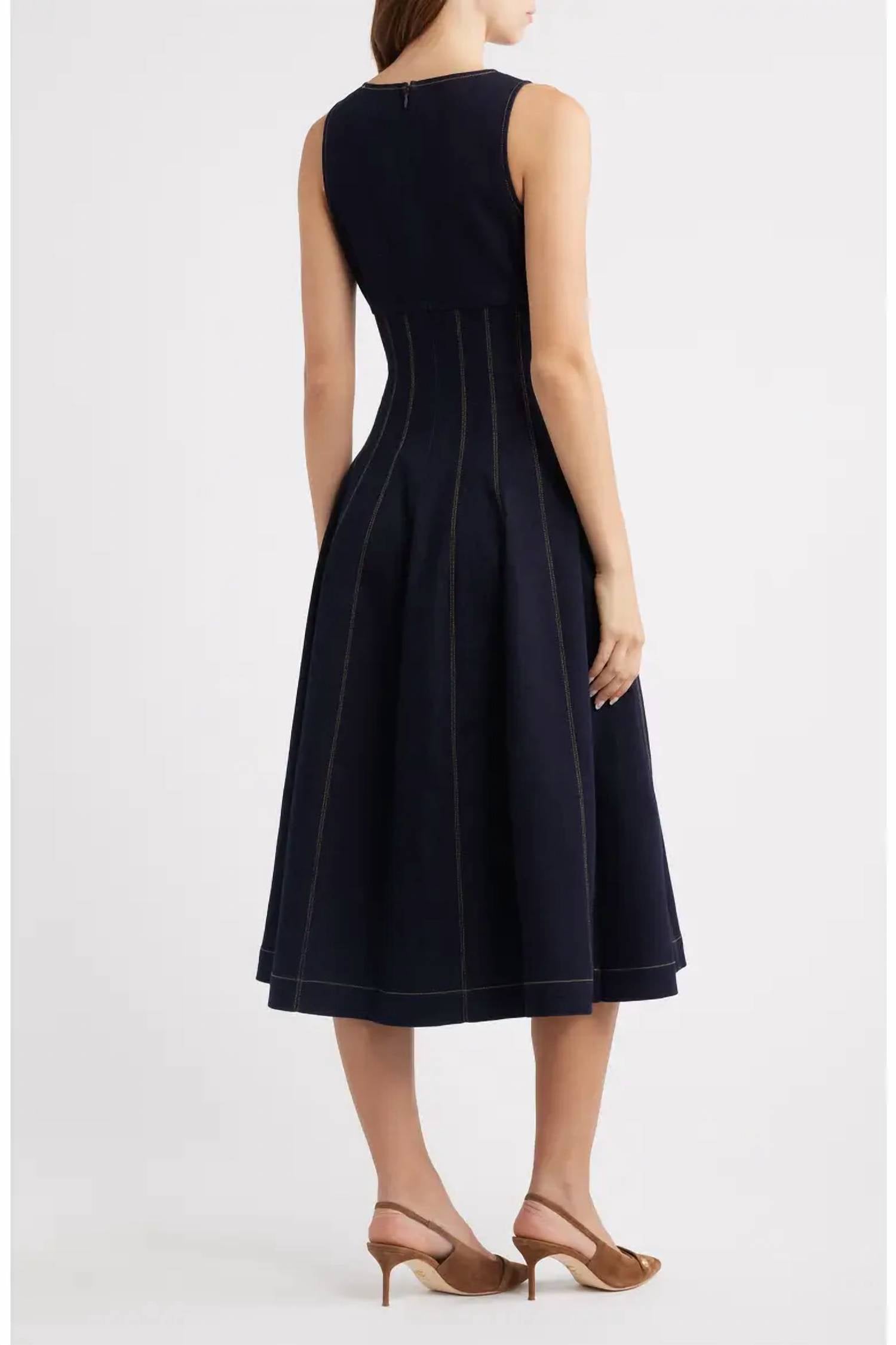 Zoe And Claire - Midnight Sonata Midi Dress