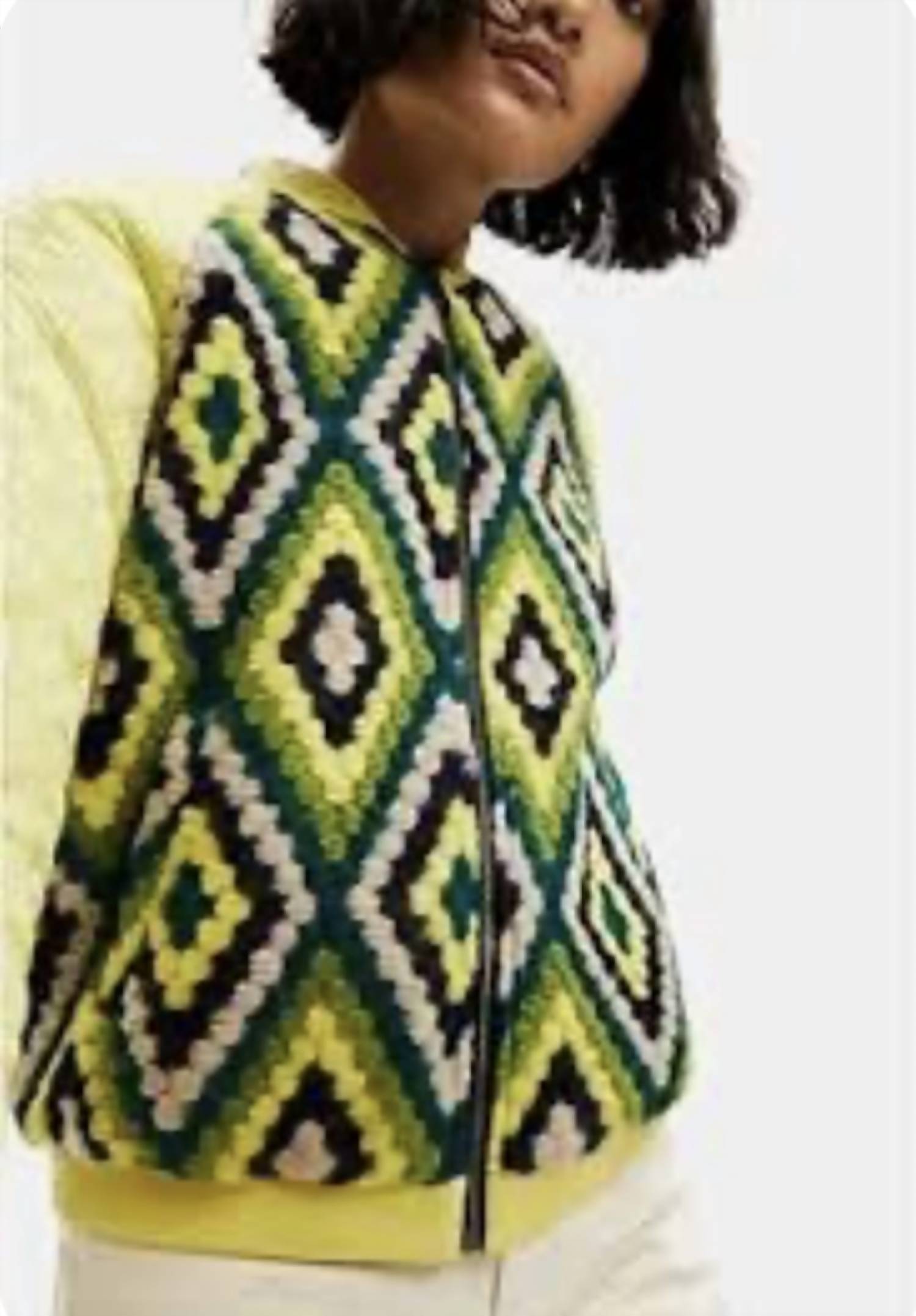 Desigual - Baltimore Crochet Bomber Jacket