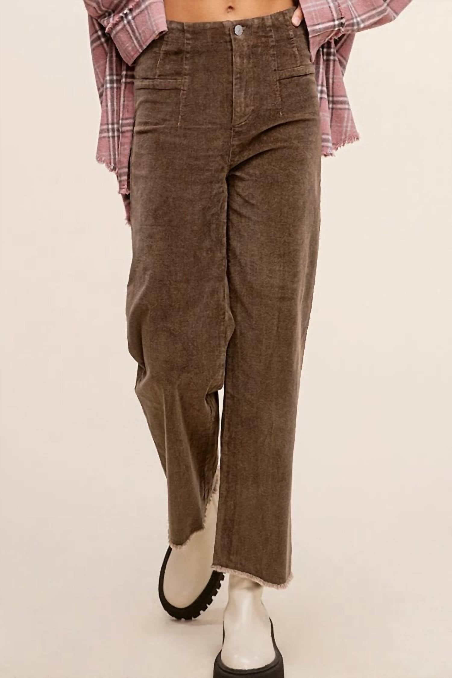 La Miel - Mineral Washed Corduroy Pants