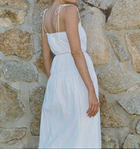 CIAO LUCIA Petra Embroidered Cotton Dress in white - women's dress - detail view