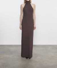 Enza Costa - KNIT HALTER TURTLENECK FLUID DRESS