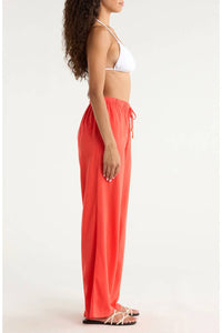 Elan - Drawstring Wide Leg Cover-up Pants