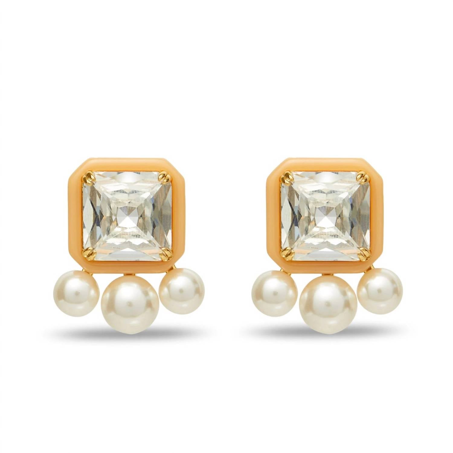 Lele Sadoughi - Paddle Button Earrings