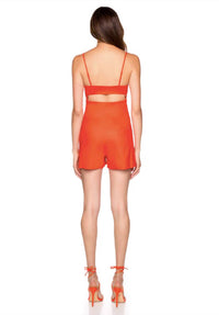 Susana Monaco - Stretch Linen V Wire Romper