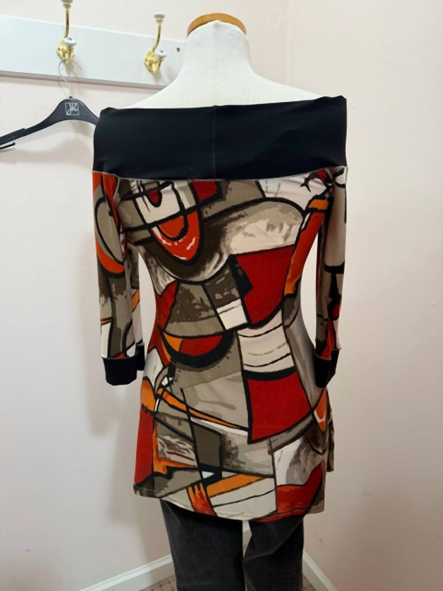 Joseph Ribkoff - Women's 3/4 Sleeve Off Shoulder Tunic