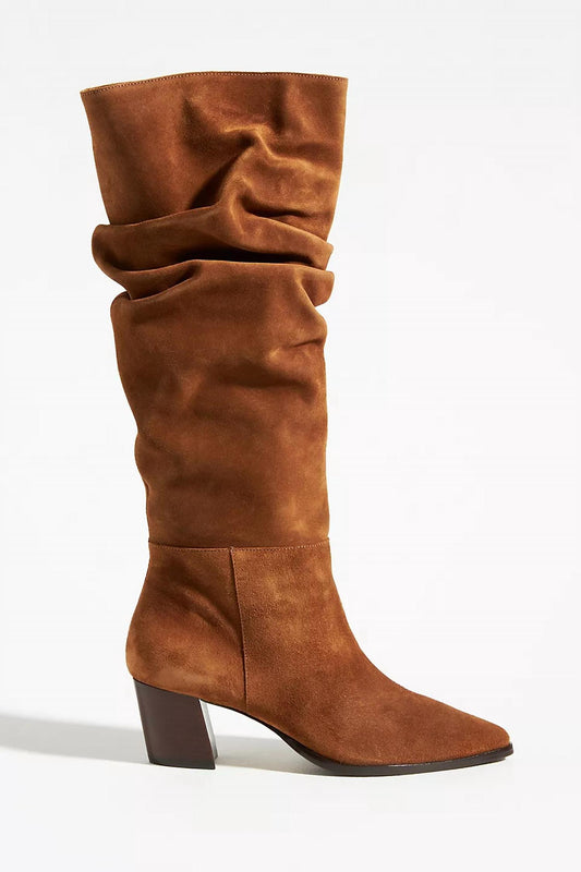 FALLYN RUSCHED CALF BOOTS