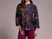 Tribal - Flowy Button Up Blouse