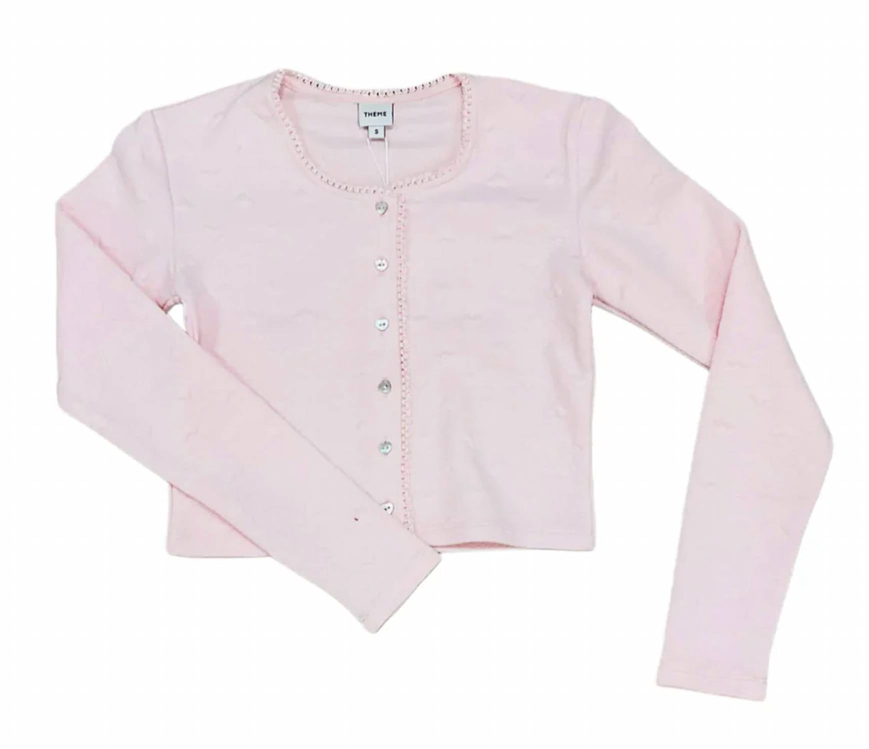 Theme - Kids Tail Puff Heart Cardigan