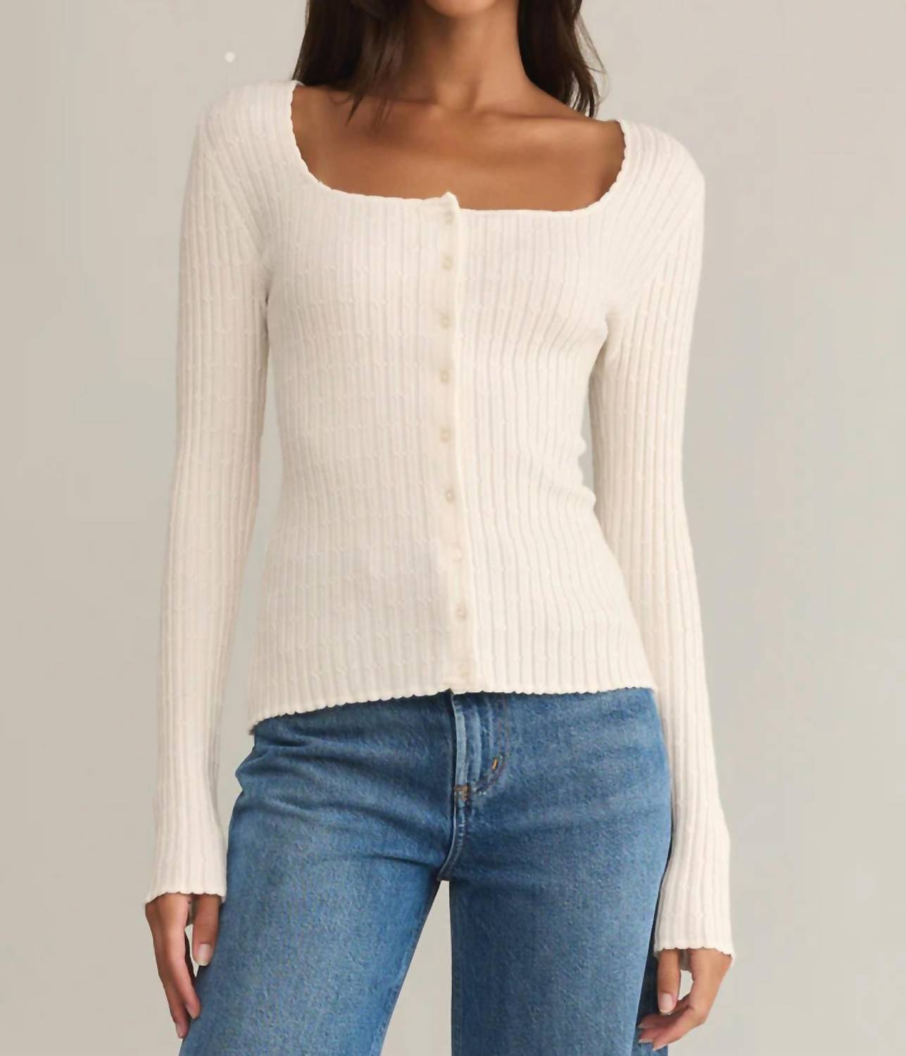 Z Supply - Women's Emelie Button Up Sweater