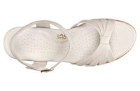 Sas - Women's Strippy Quarter Strap Wedge Sandal - Wide