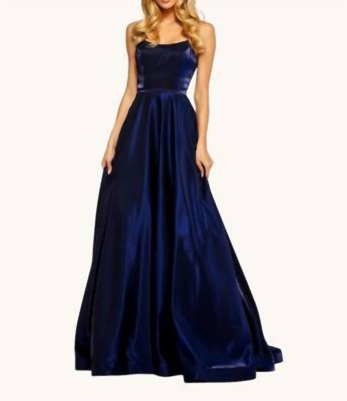 Sherri Hill - Cross Dyed Shimmer A-line Gown