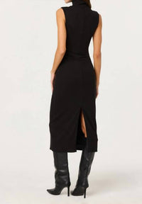 Astr - Mock Neck Midi Dress
