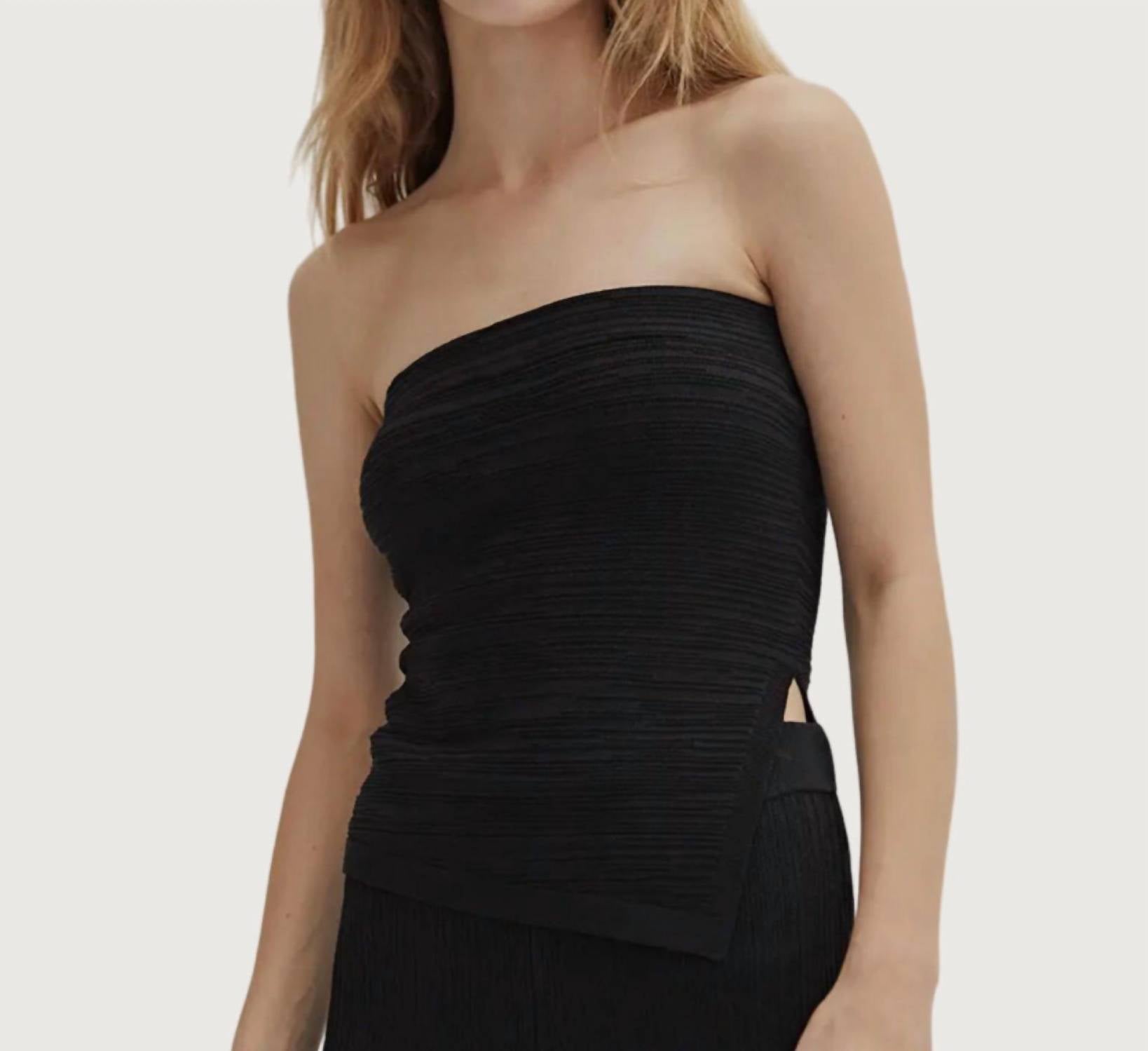 Crescent - Camila Textured Knit Tube Top