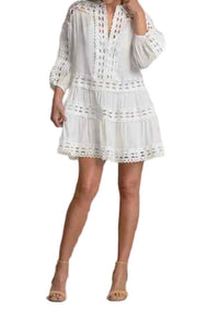 Elan - Collard Mini Dress
