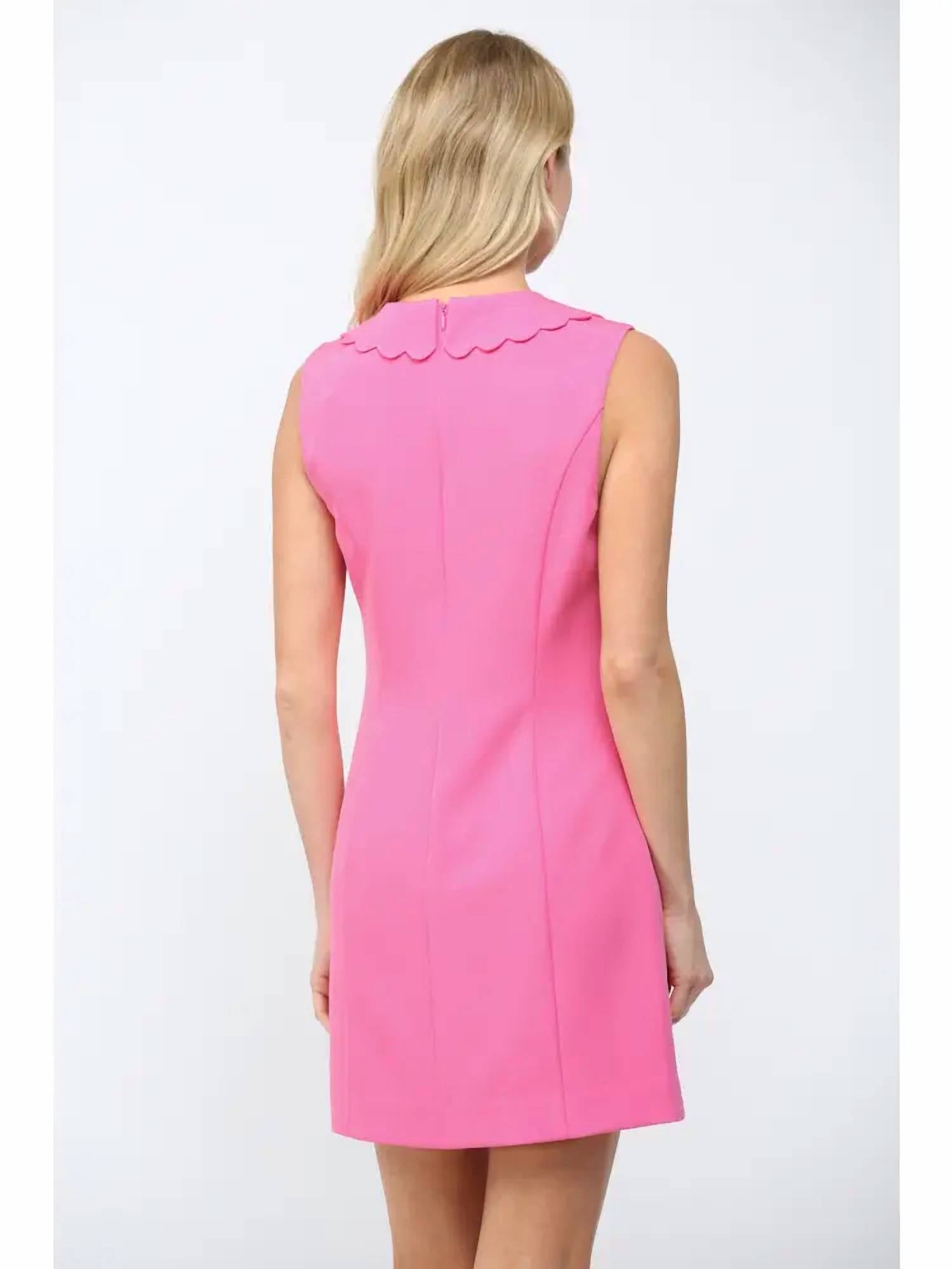 Fate - Women's Scalloped Peter Pan Collar Dress