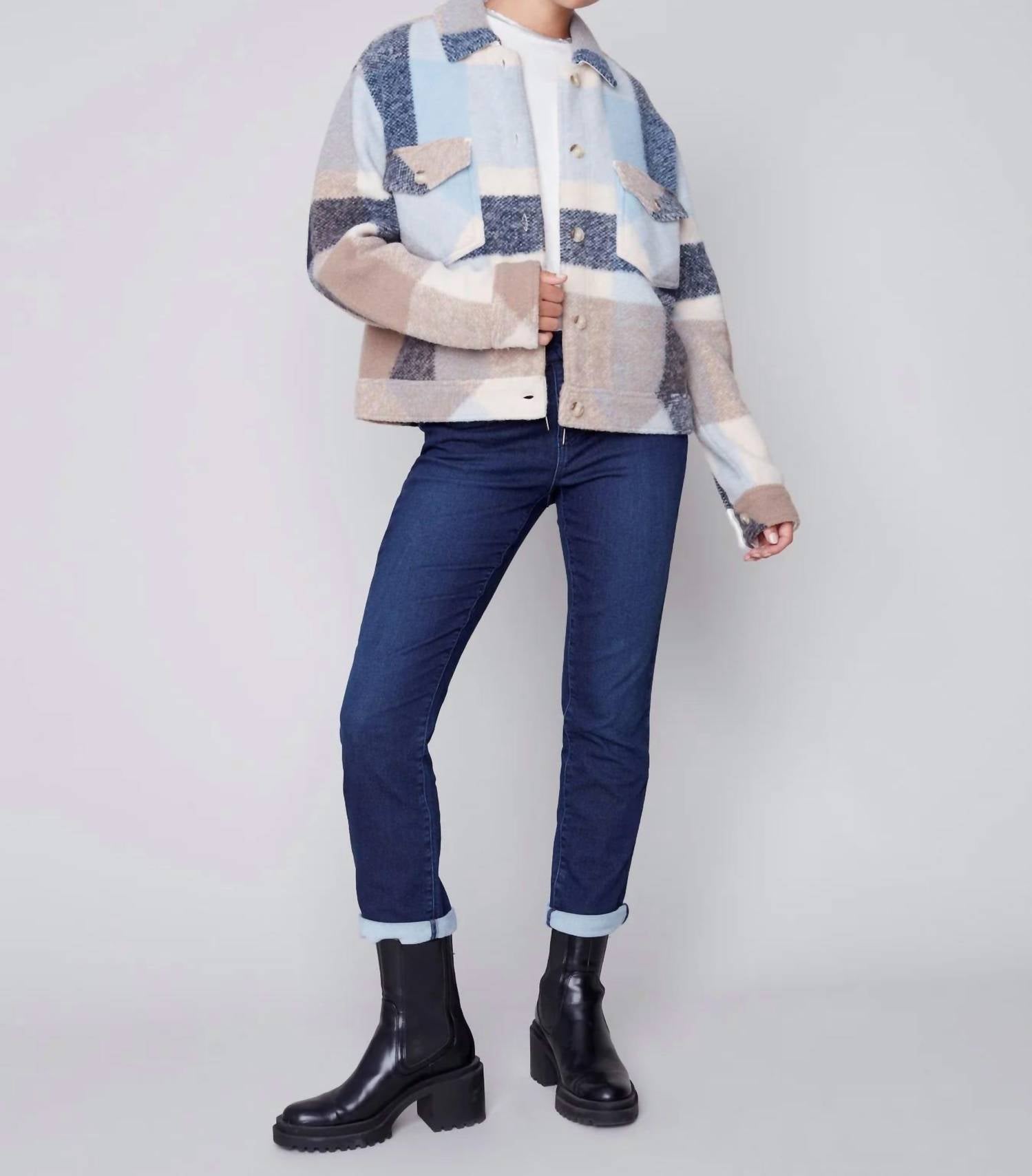 Charlie B - Zoe Boiled Wool Jacket