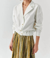 EXQUISE Romina Shawl Collar Jacket in black - women's jacket - view 4