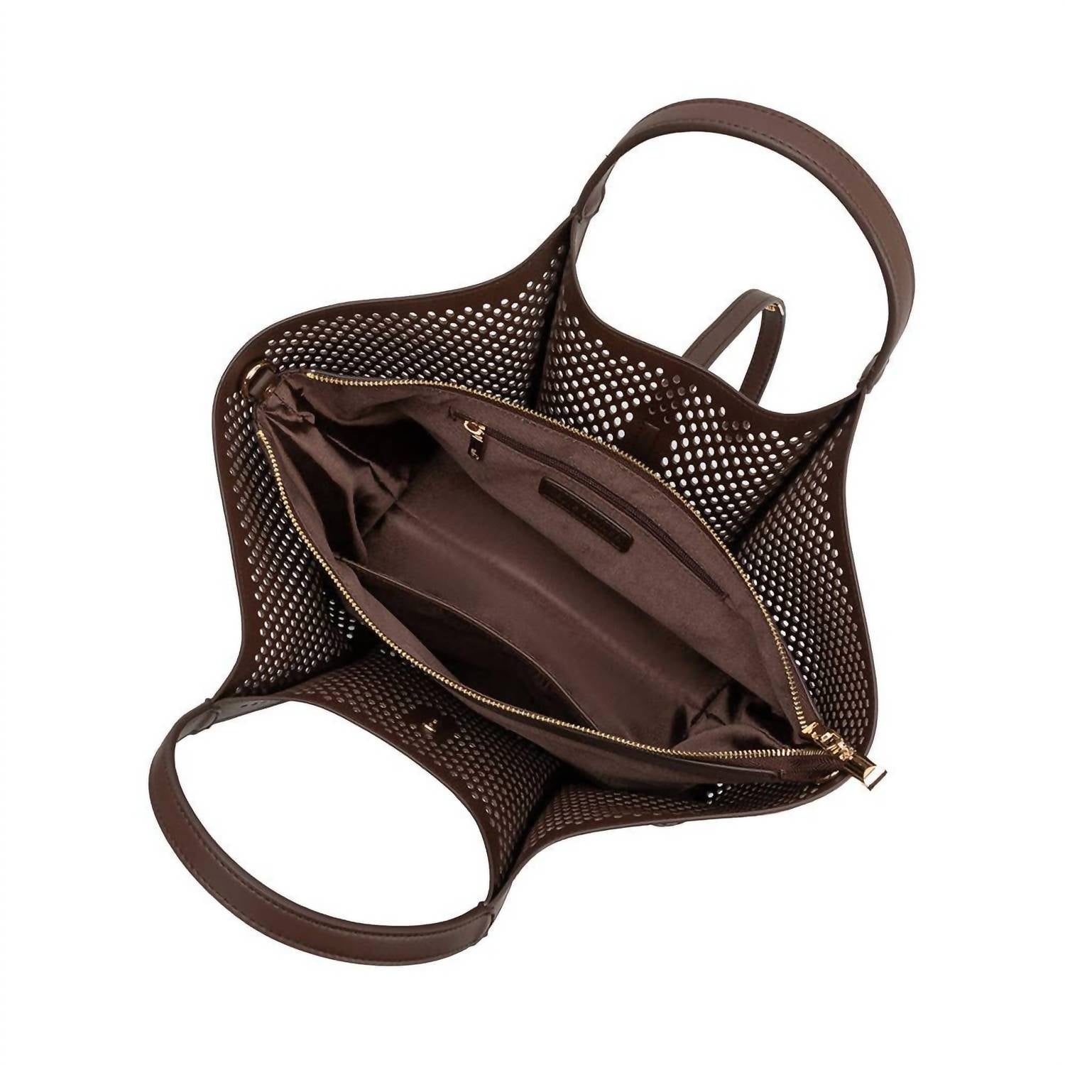 Melie Bianco - Laser Cut Vegan Leather Tote Bag