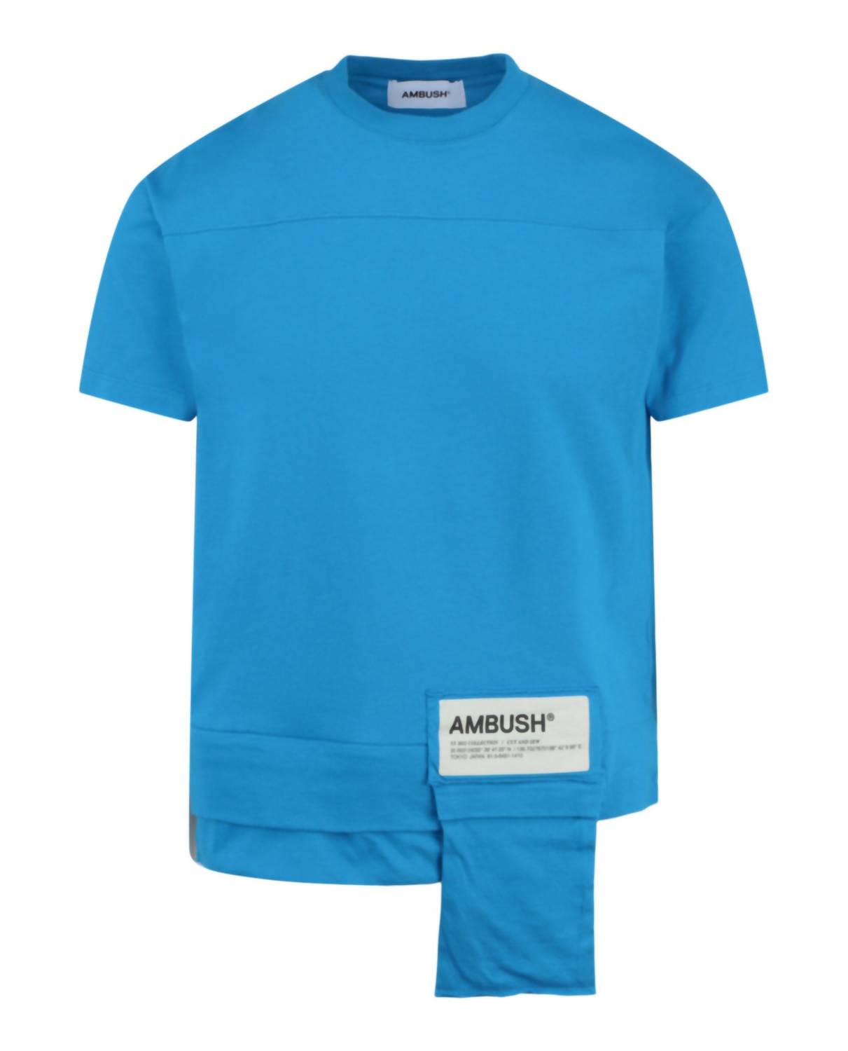 Ambush Men's Waist Pocket T-shirt in blue - men's t-shirt
