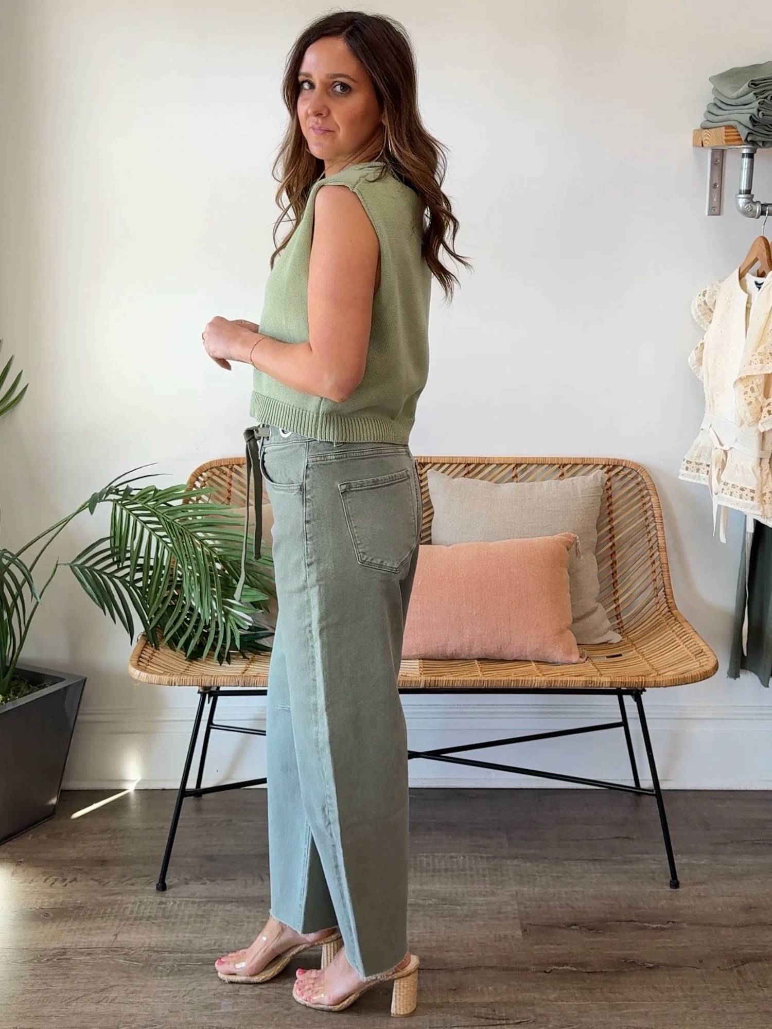 Flying Monkey - Aubrey Barrel Leg Jeans