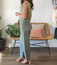 Flying Monkey - Aubrey Barrel Leg Jeans