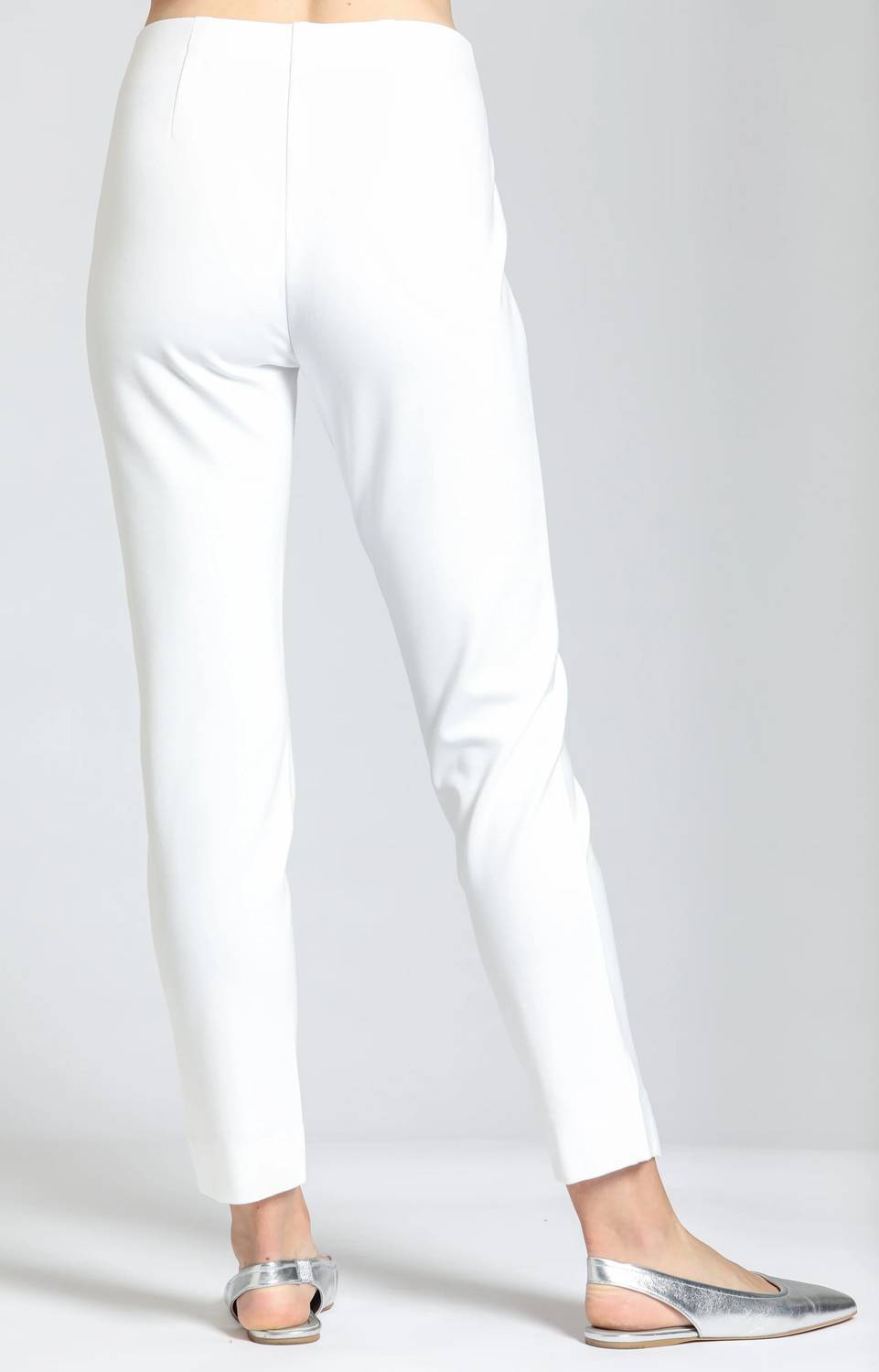 Apny - Pull-on Ponte Pant With Split Hem