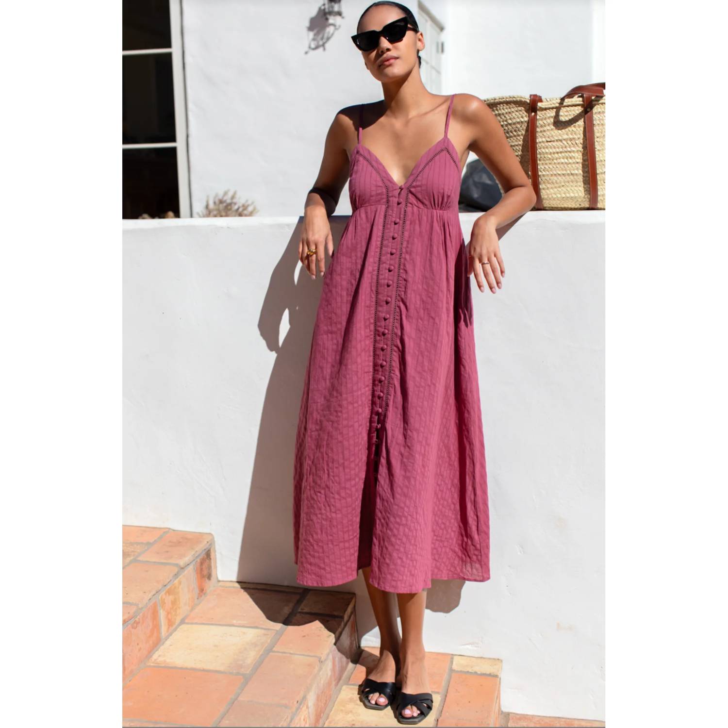Emerson Fry - Ladder Midi Dress