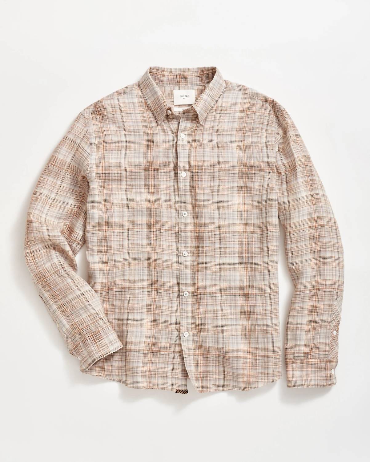 Billy Reid - Linen Line Plaid Wilson Shirt