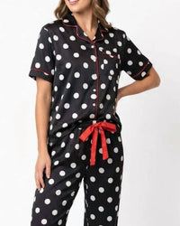 Jess Lea - Dotty Darling Polka Dot Ruffle Pajama Set
