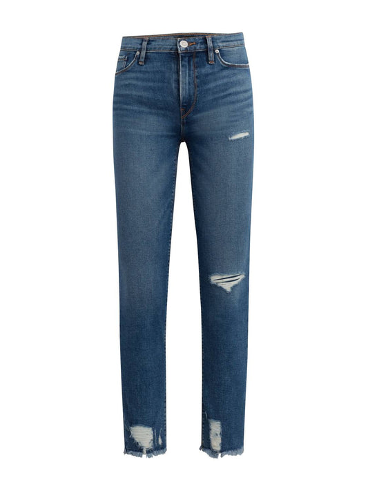 Nico Mid Rise Straight Crop Jeans