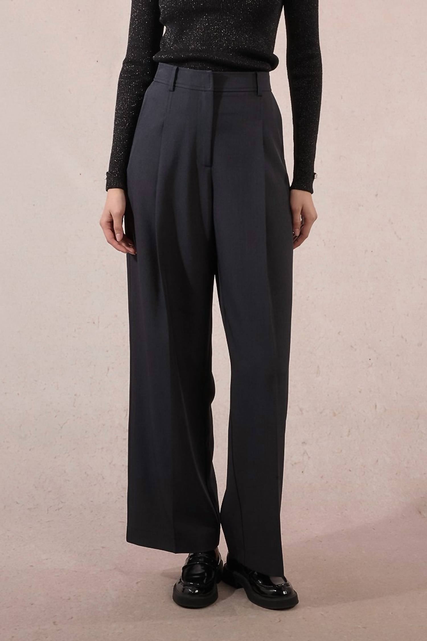 Molly Bracken - Woven Wide Leg Pants