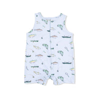 Angel Dear - Kids Fishing Bamboo Sleeveless Shortie Romper