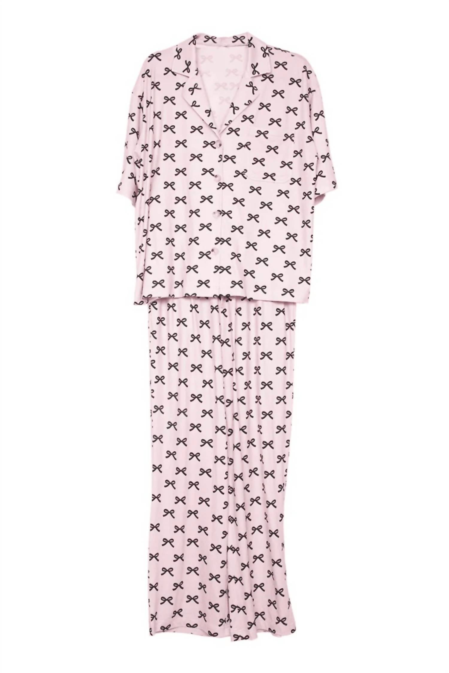 Katydid - Bow Pajama Set