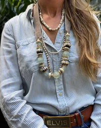Twine & Twig - Women's Slim Choker Necklace