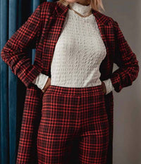 Sanctuary Carly Long Coat in flame pop - women's jacket - alternate view