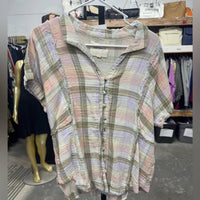 Lucky Brand - Plaid Button-up Top