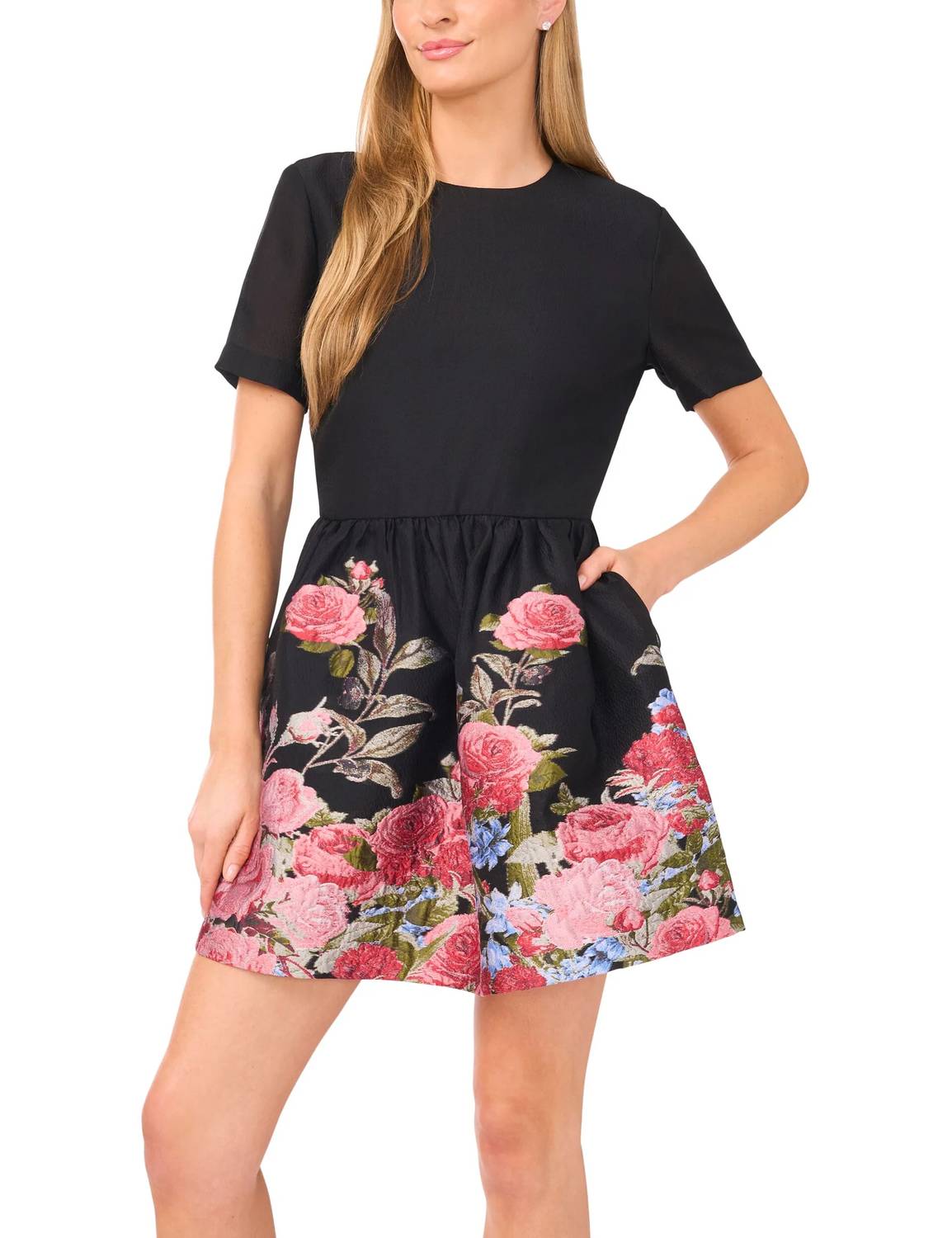 Ted Baker - Brocina Cap Sleeve Floral Dress