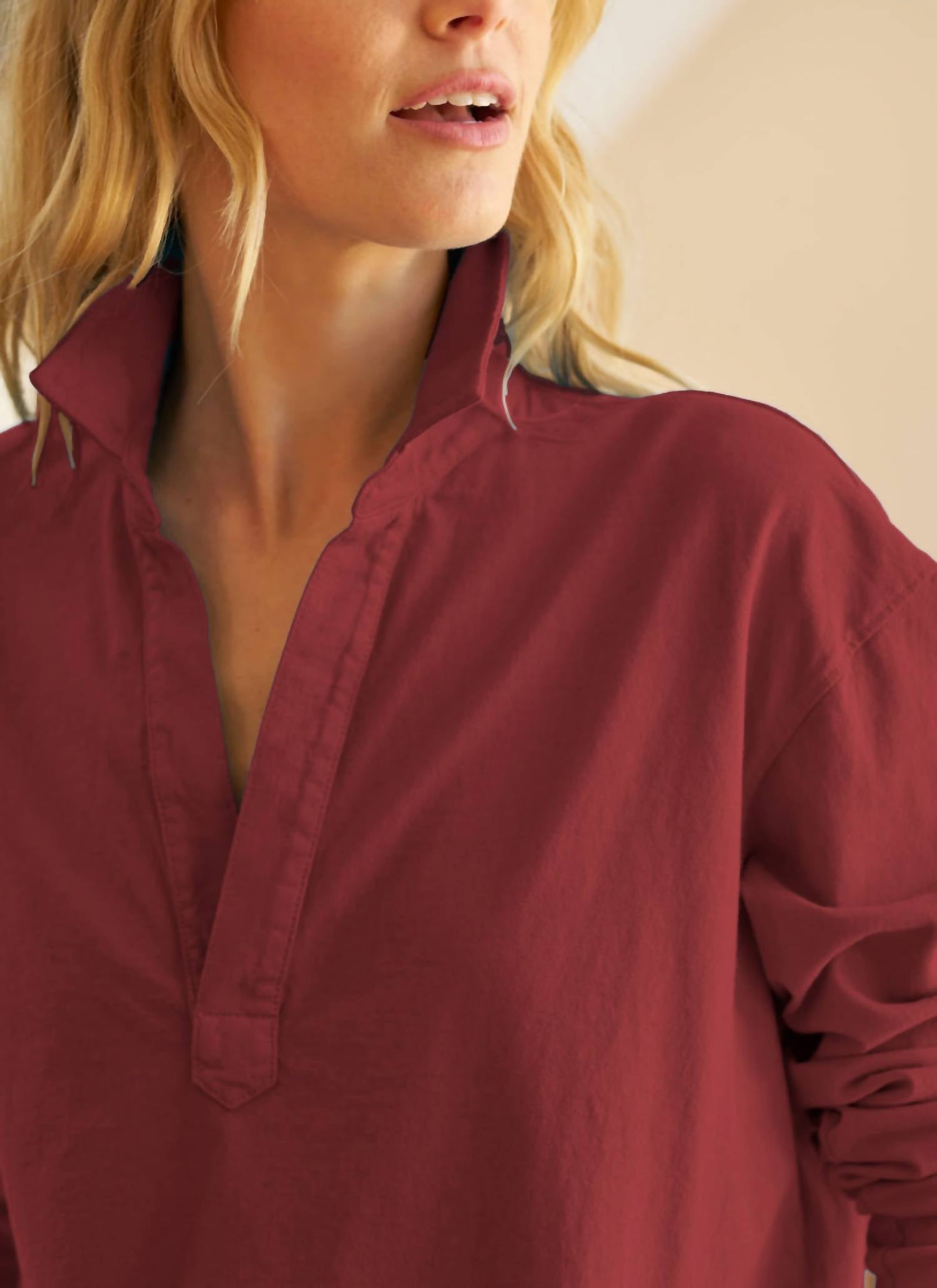 Frank & Eileen - Patrick Popover Henley Top