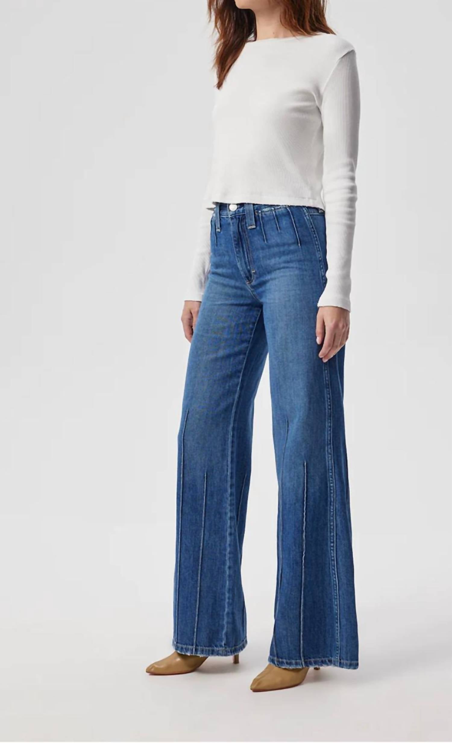 AMO Sara Trousers in delight - women's pants - detail view